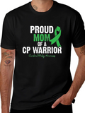 Proud Mom CP Warrior Awareness T-Shirt product image 1