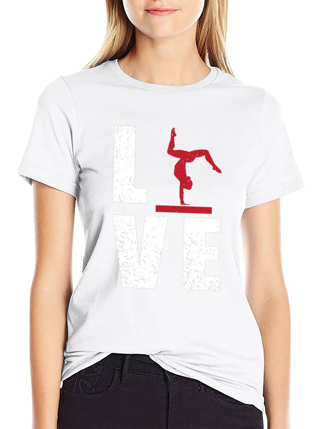 Gymnastics LOVE Graphic Tee product image 8