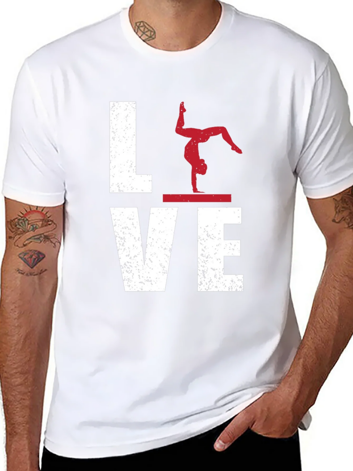 Gymnastics LOVE Graphic Tee product image 7