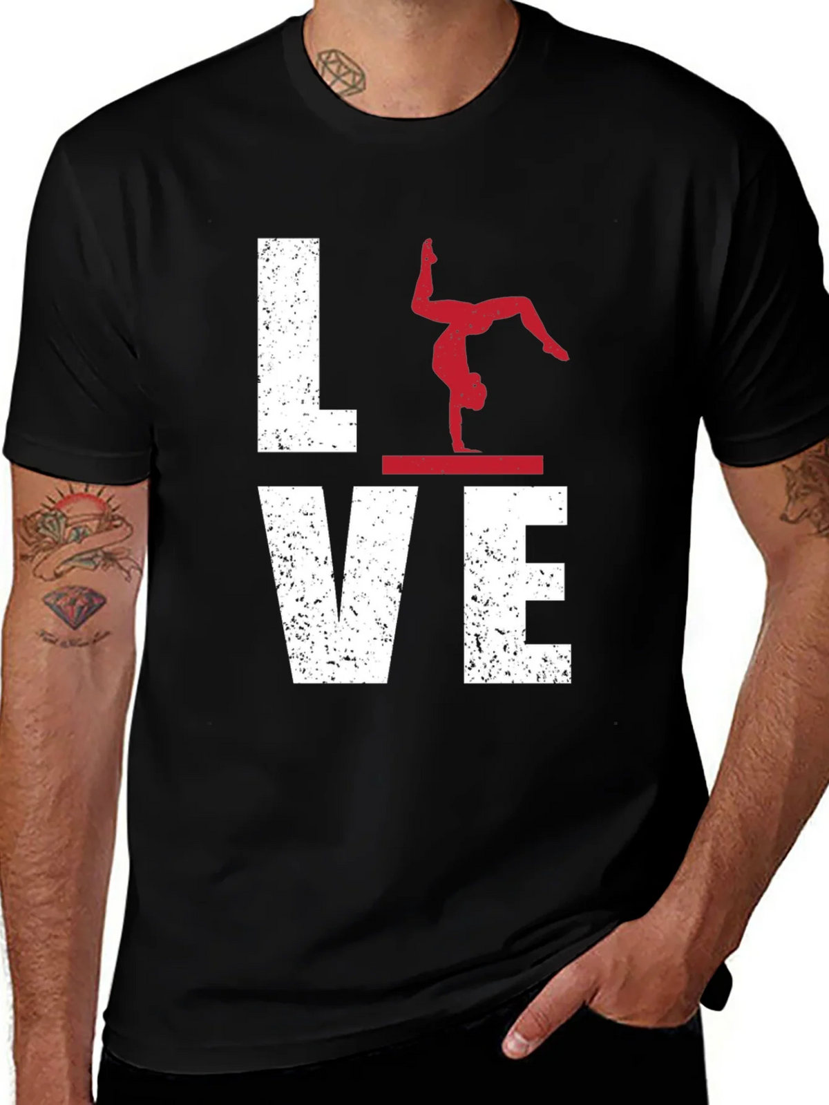 Gymnastics LOVE Graphic Tee product image 1