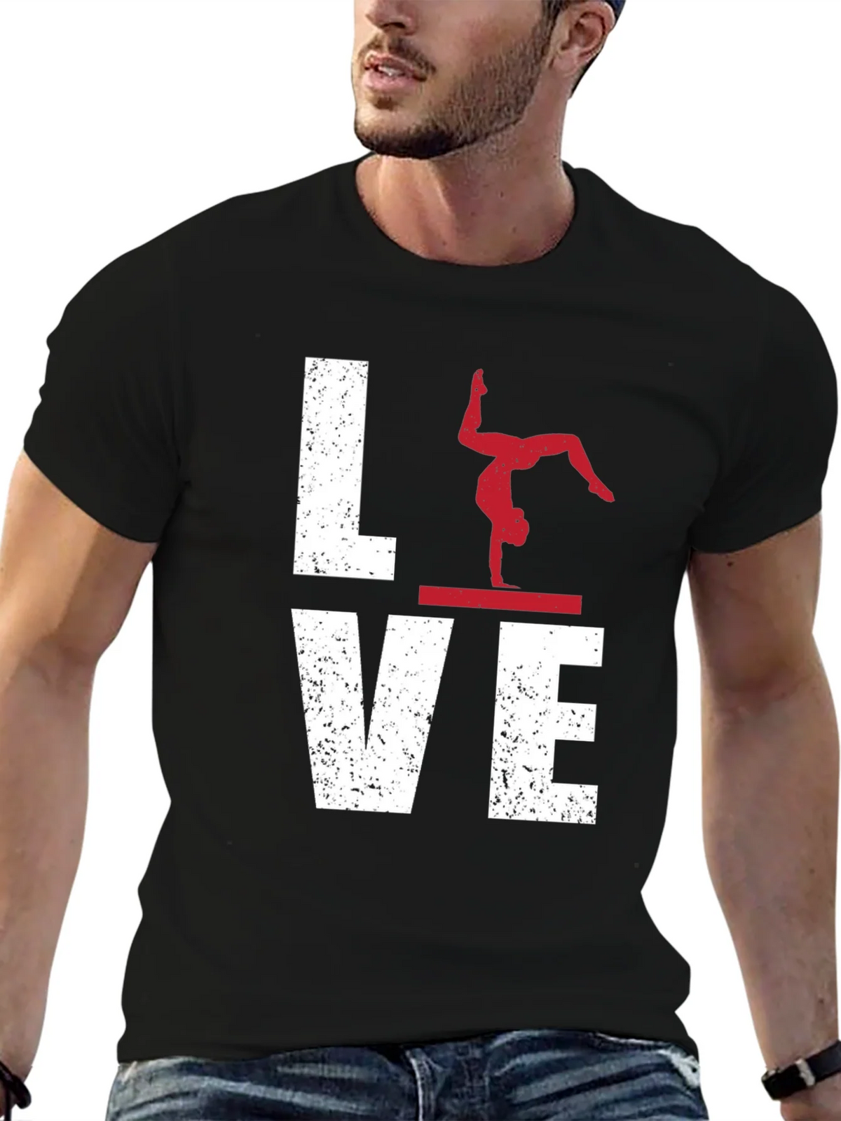 Gymnastics LOVE Graphic Tee product image 6