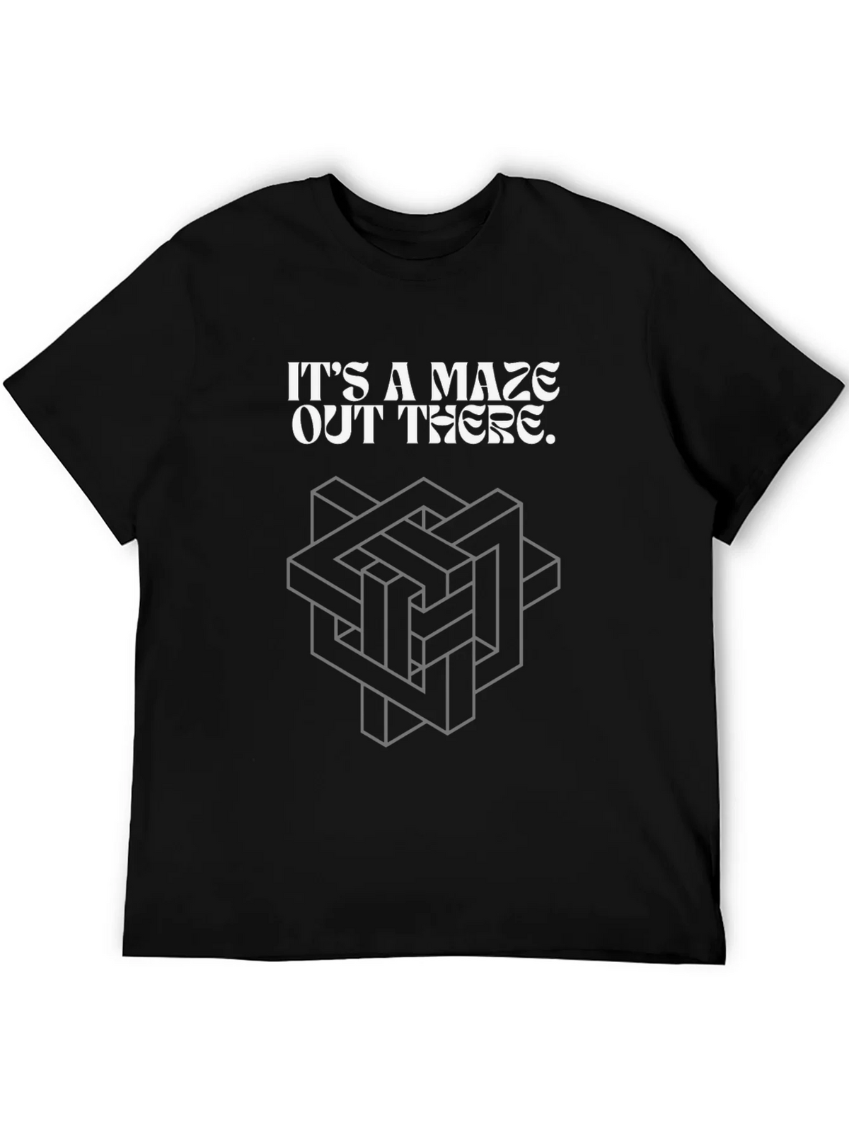 Its a Maze Out There Graphic Tee - Optical Illusion Shirt product image 4
