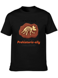 Prehistoric-ally Challenged Triceratops Skeleton T-Shirt product image 1
