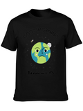 Sad Earth Graphic T-Shirt - Good Morning World Tee product image 1