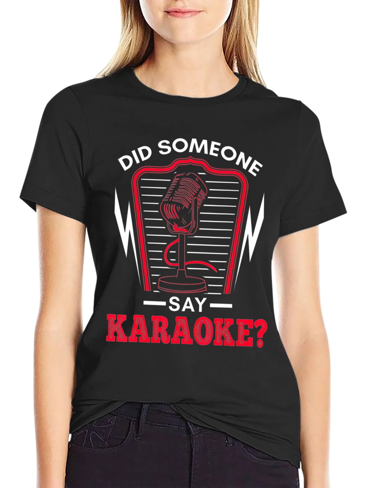 Did Someone Say Karaoke T-Shirt product image 2