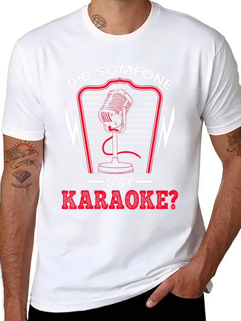 Did Someone Say Karaoke T-Shirt product image 7