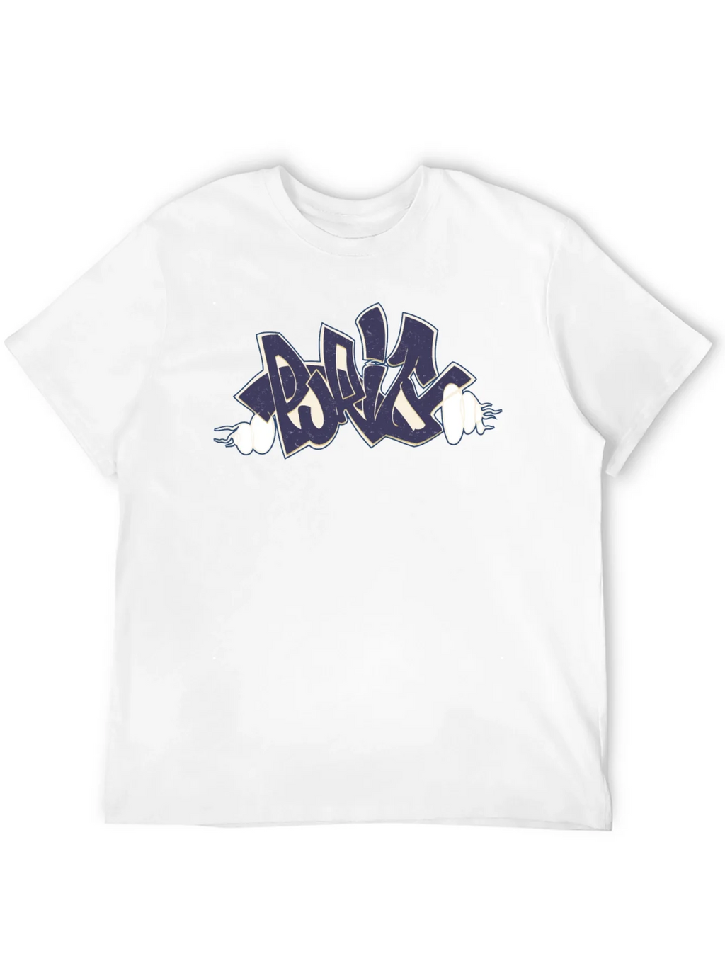 Graffiti Style Graphic Tee - Black product image 3