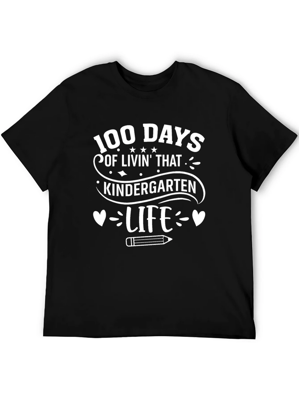 100 Days Kindergarten Life T-Shirt product image 5