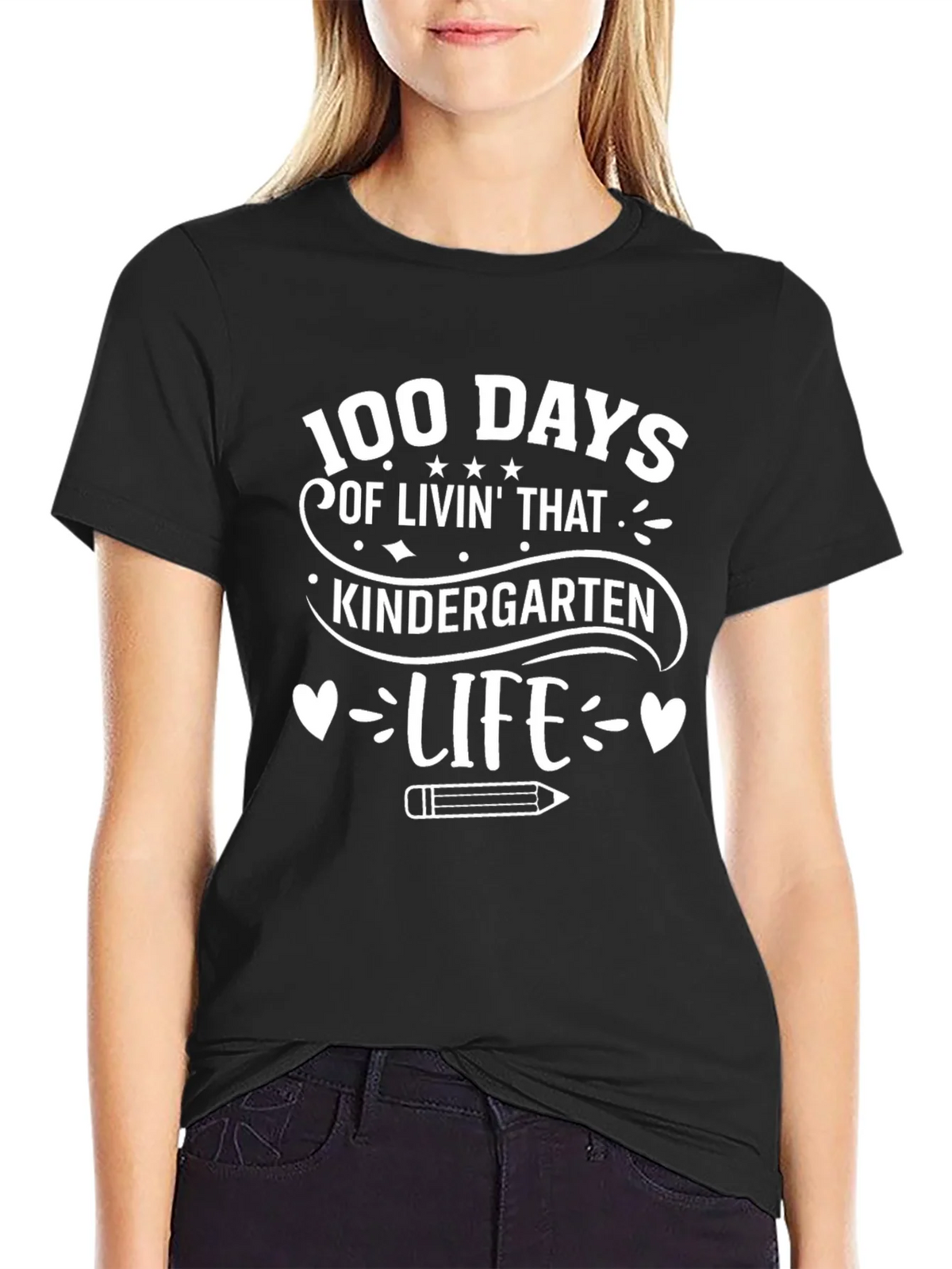 100 Days Kindergarten Life T-Shirt product image 2