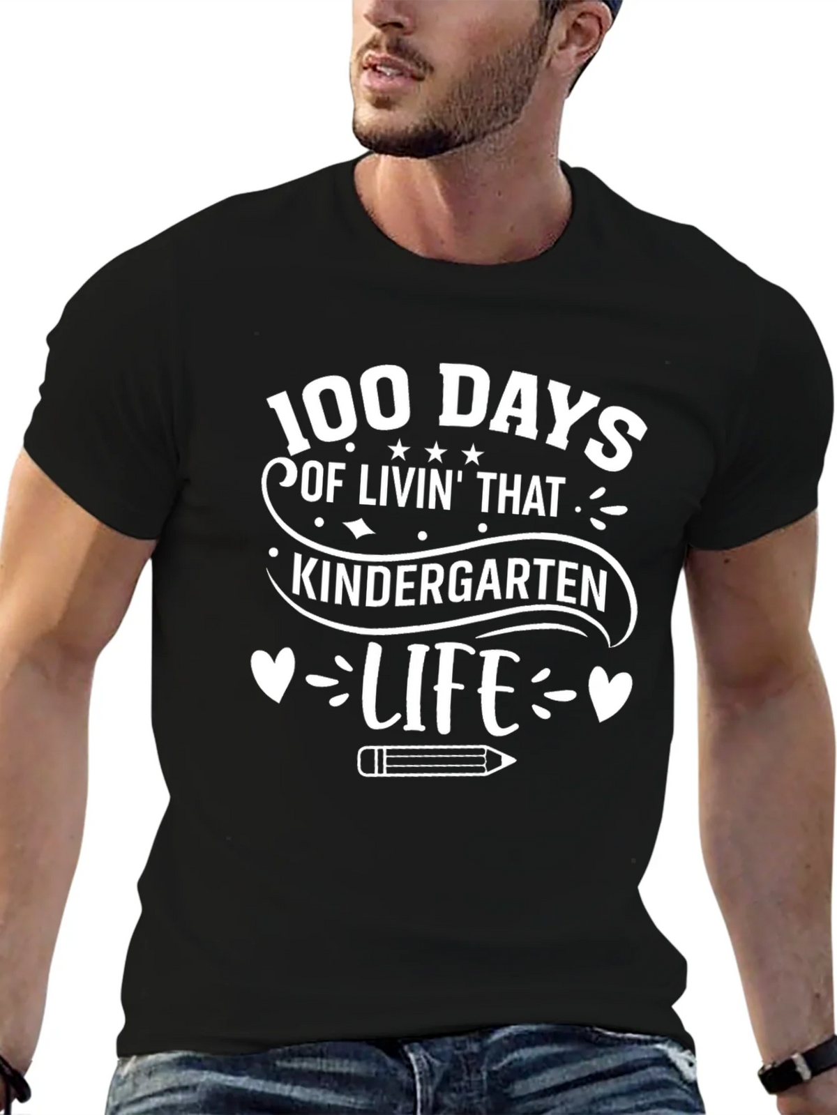 100 Days Kindergarten Life T-Shirt product image 6
