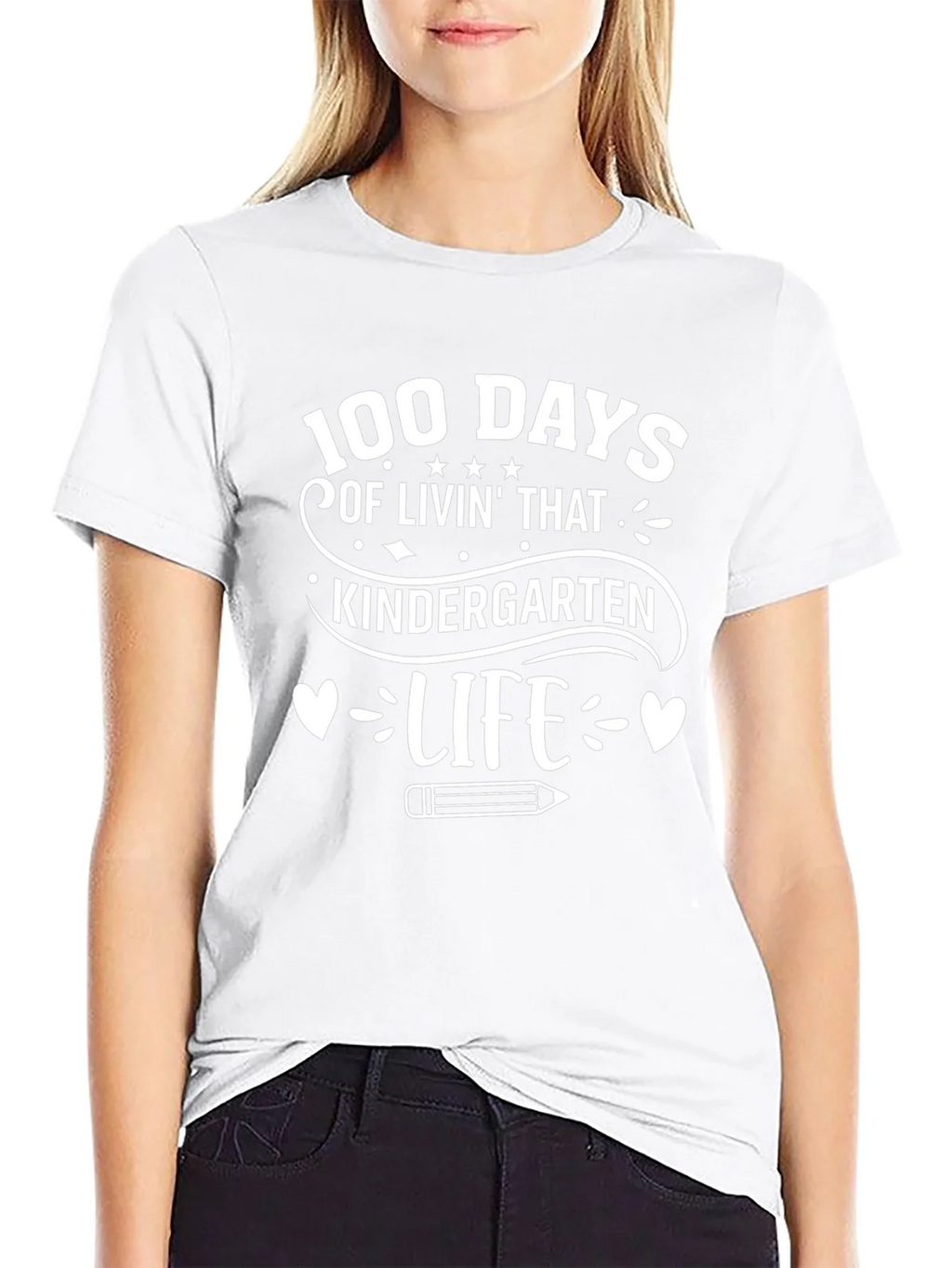 100 Days Kindergarten Life T-Shirt product image 8
