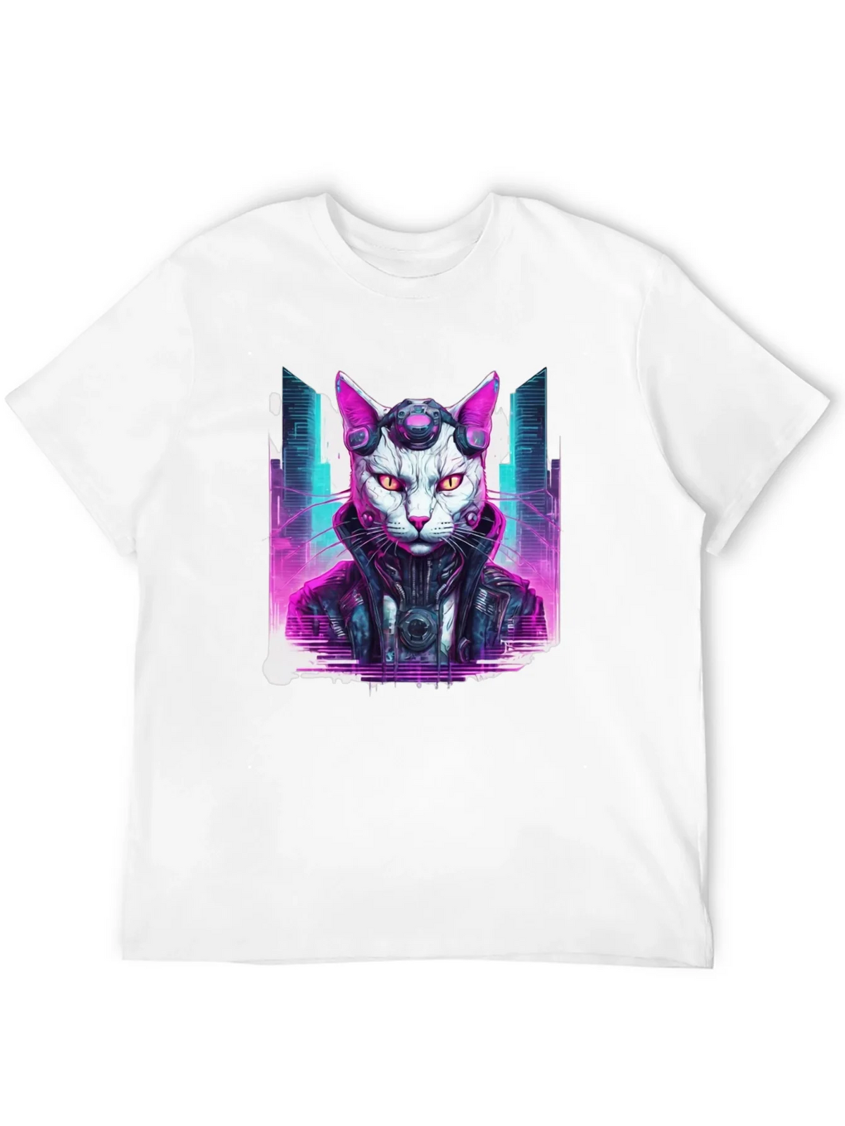 Cyberpunk Cat T-Shirt product image 11