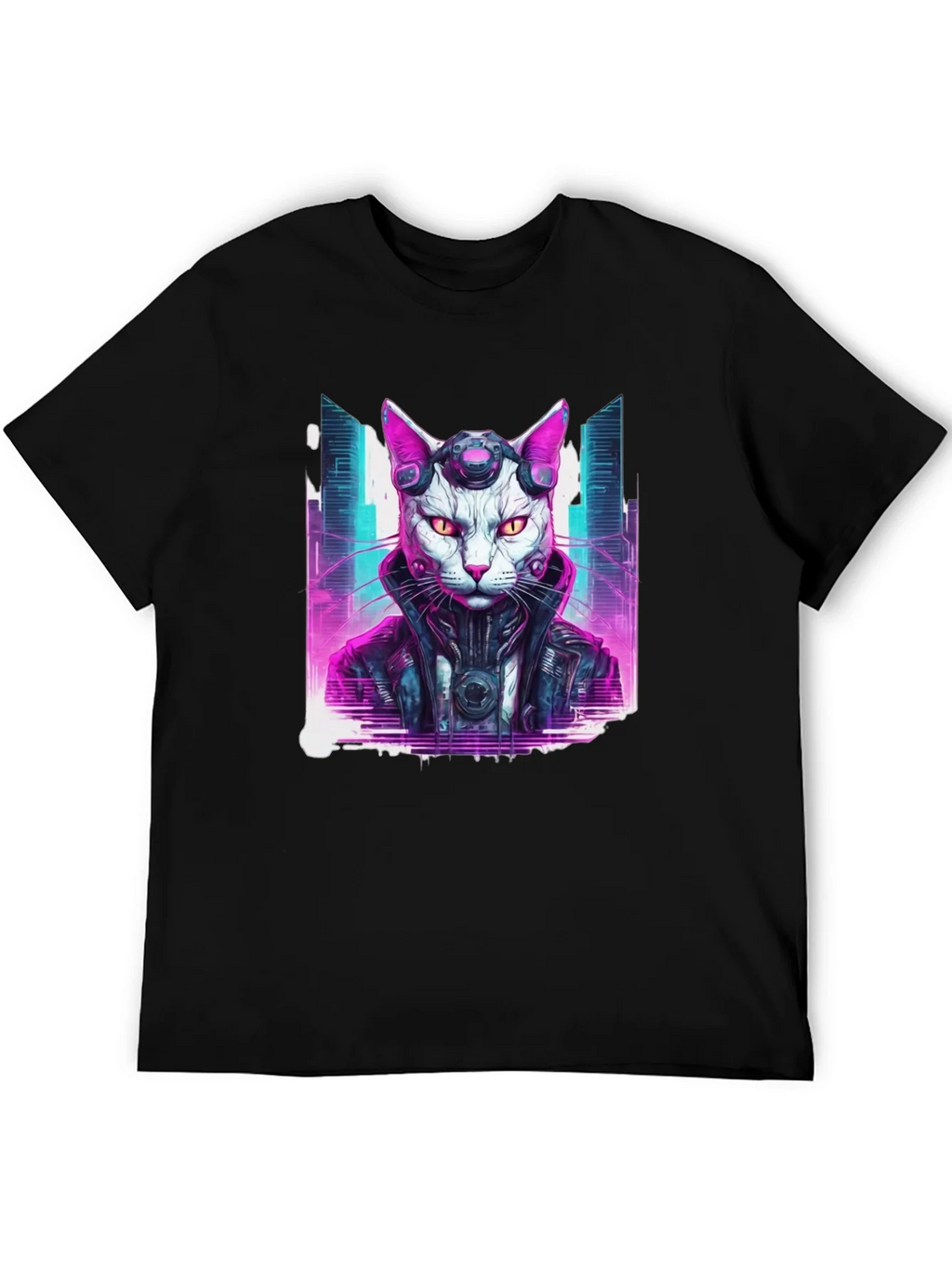 Cyberpunk Cat T-Shirt product image 5