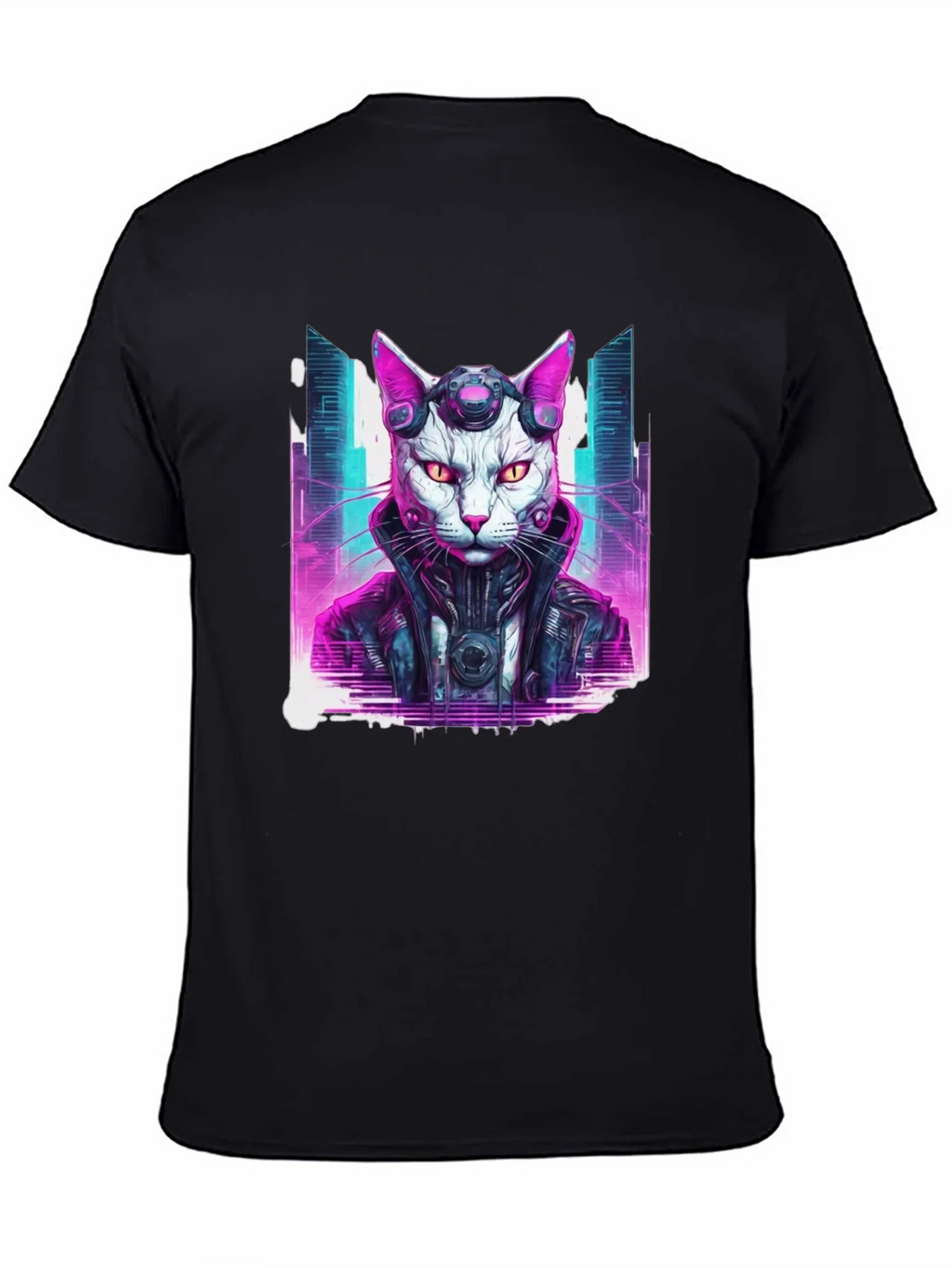 Cyberpunk Cat T-Shirt product image 4