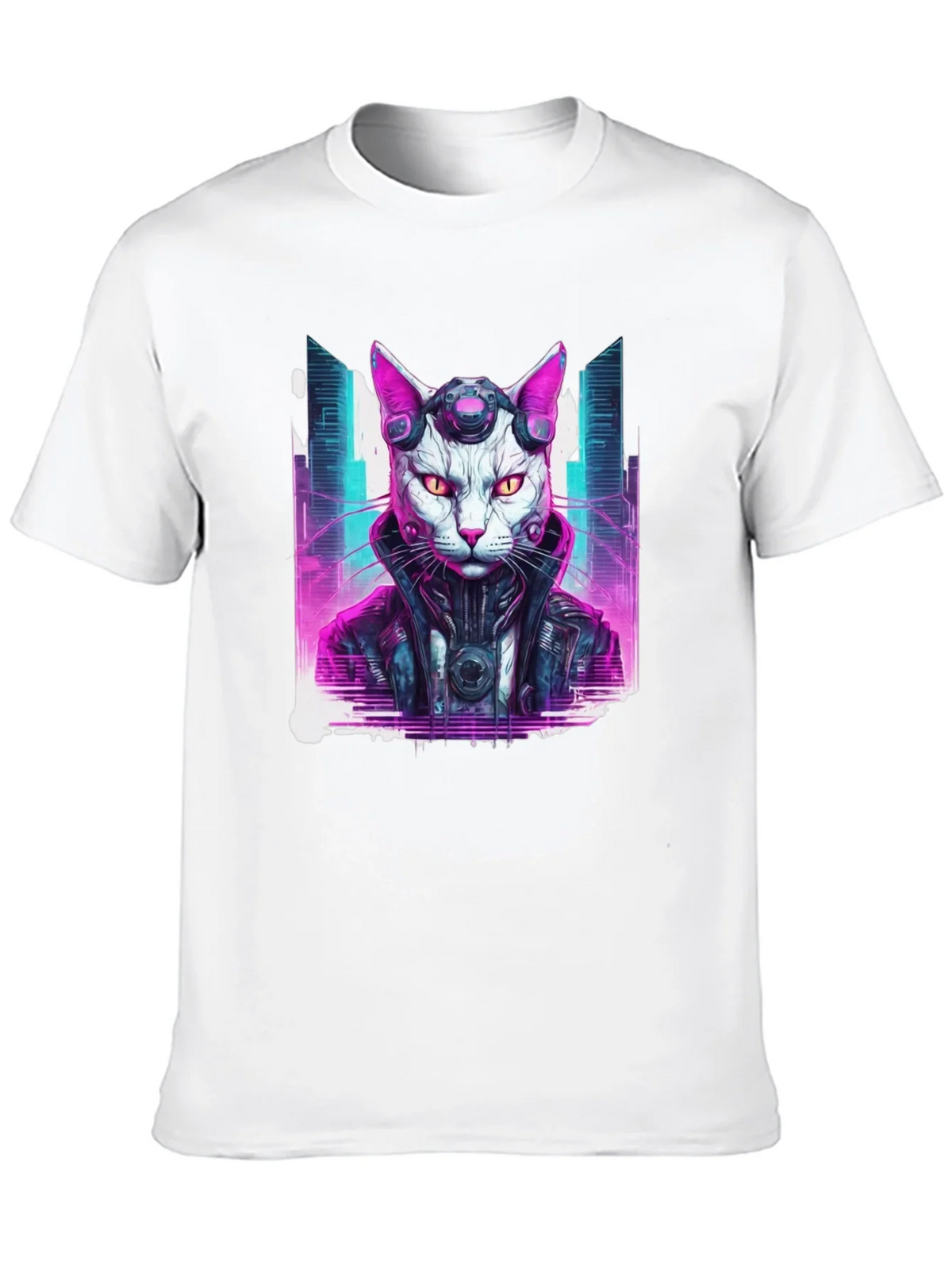 Cyberpunk Cat T-Shirt product image 9
