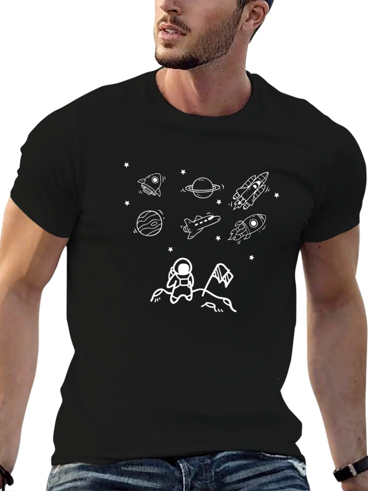 Astronaut Graphic T-Shirt - Space Adventure Tee product image 6