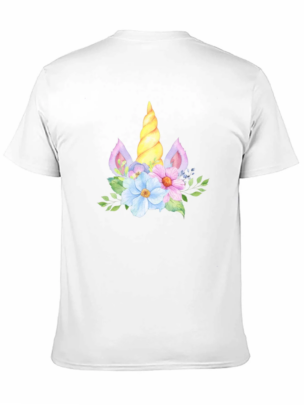 Unicorn Floral T-Shirt - Black product image 5