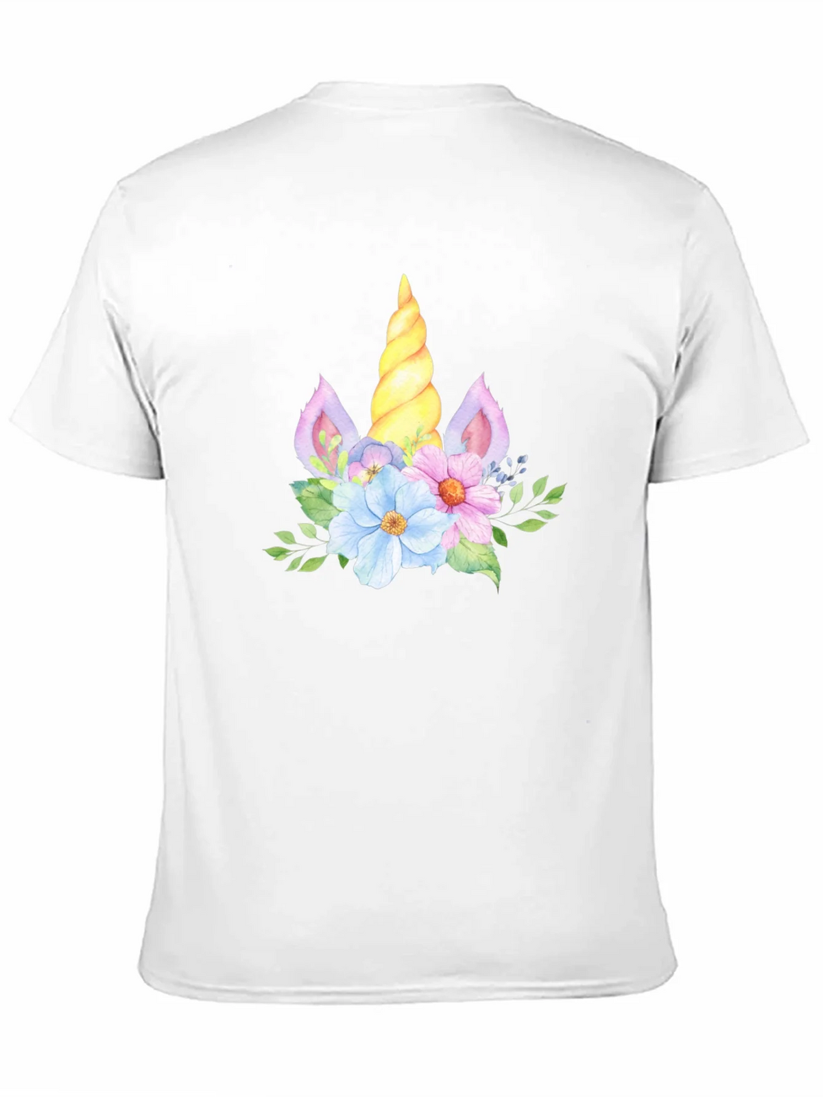 Unicorn Floral T-Shirt - Black product image 5
