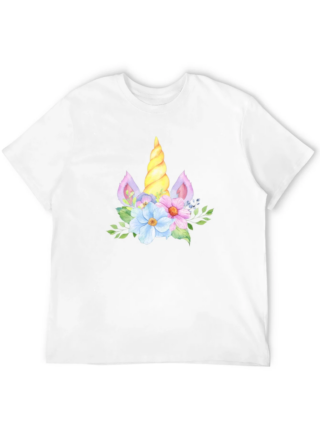Unicorn Floral T-Shirt - Black product image 6