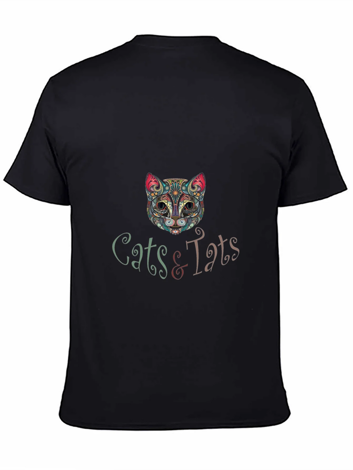 Cats & Tats Graphic T-Shirt - Unique Artistic Design product image 3