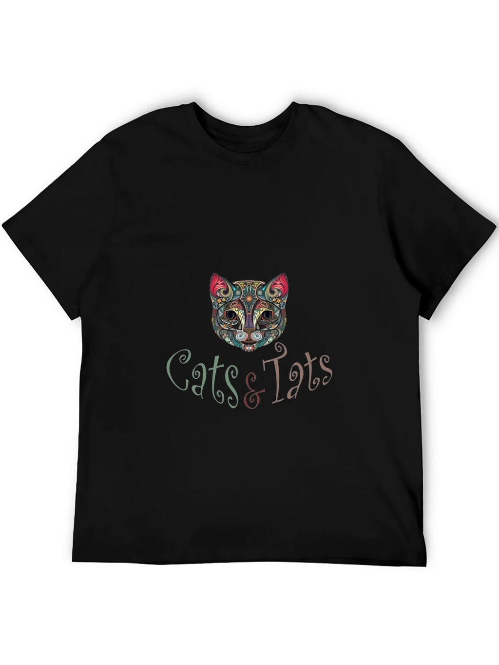 Cats & Tats Graphic T-Shirt - Unique Artistic Design product image 4