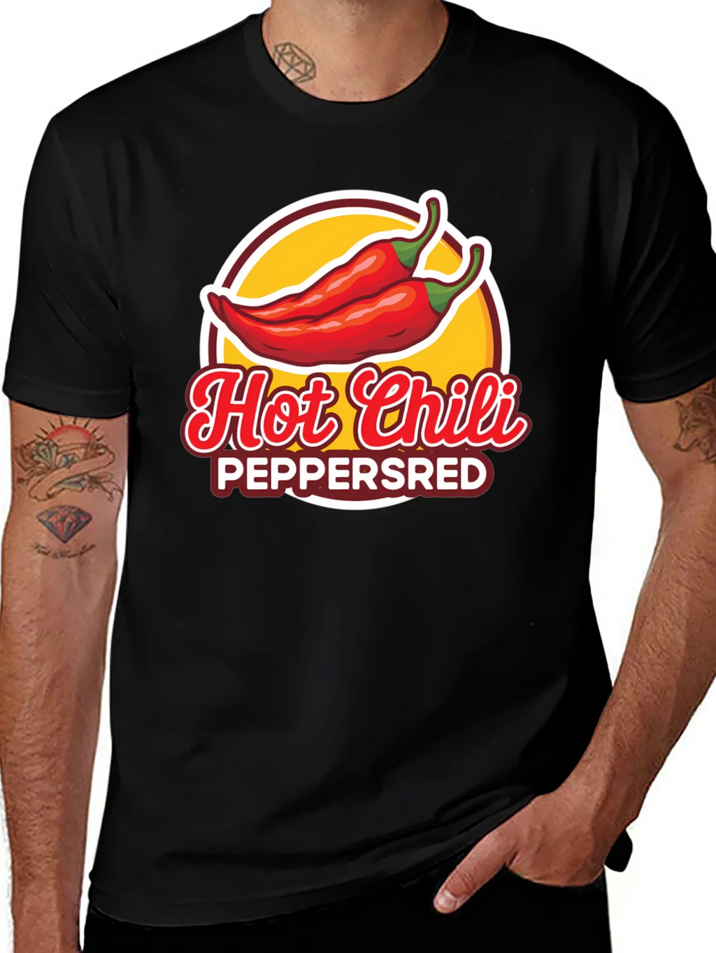 Hot Chili Peppers Graphic T-Shirt - Black product image 1