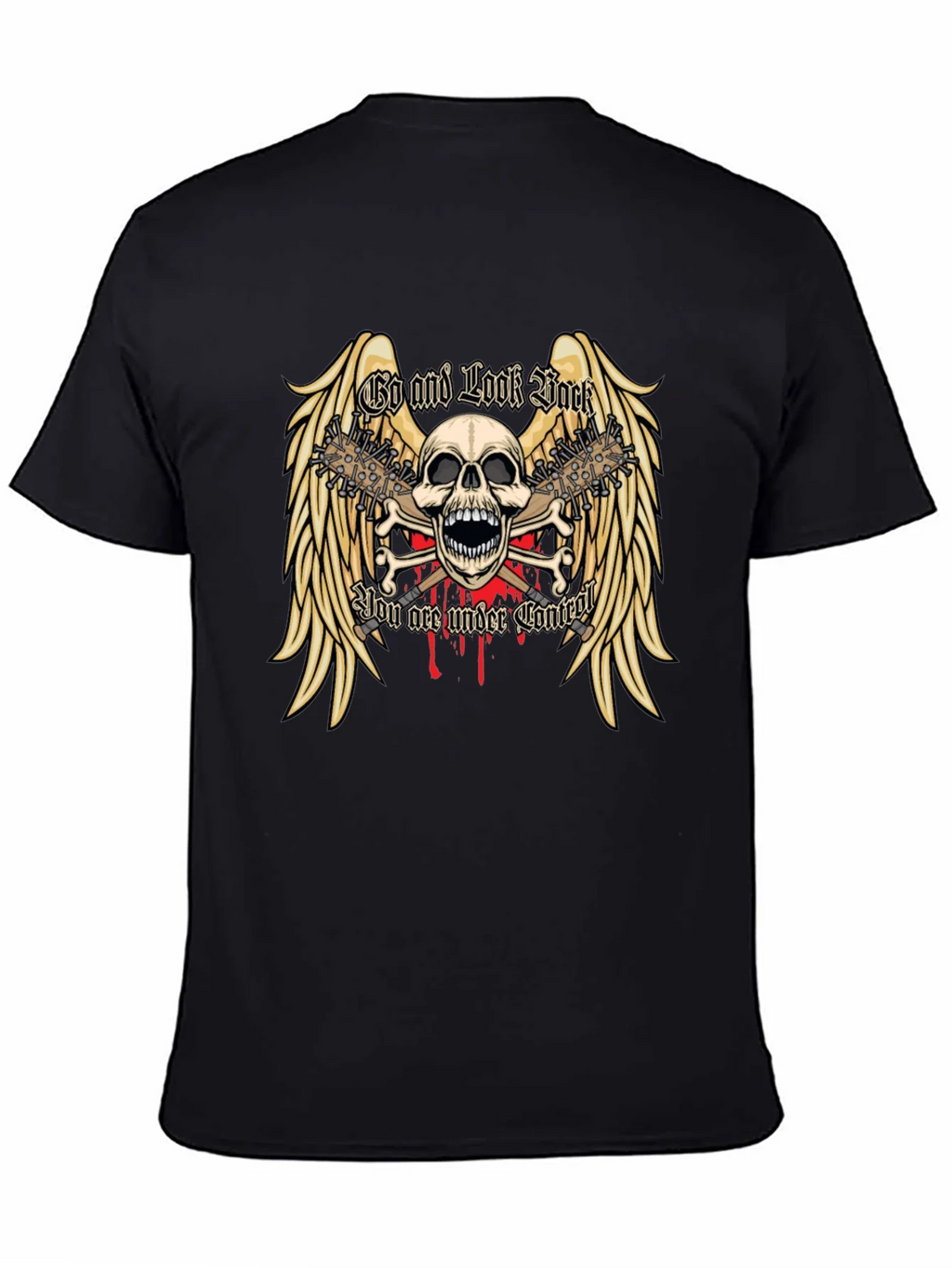 Skull & Wings Graphic Tee product image 3