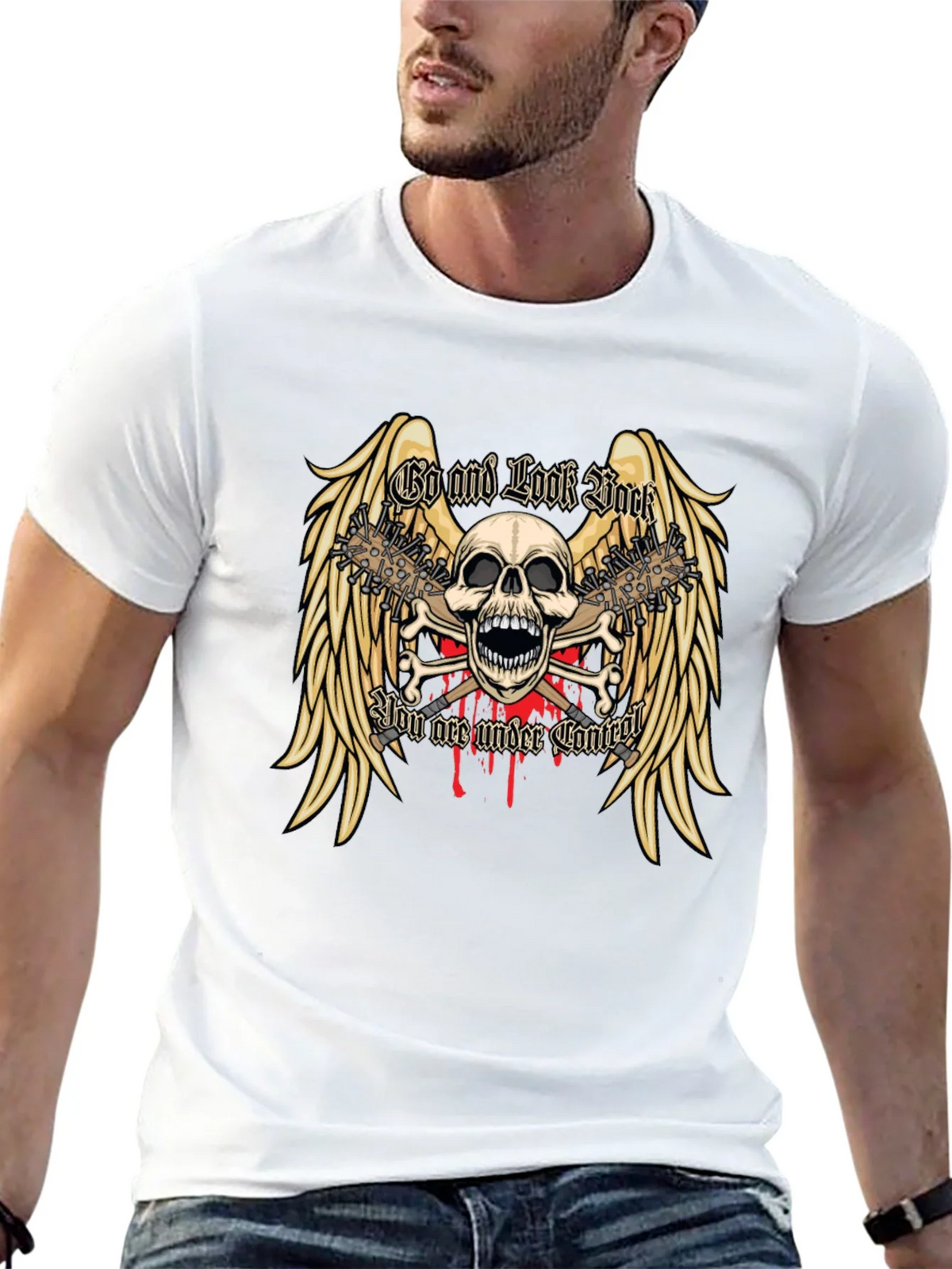 Skull & Wings Graphic Tee product image 9