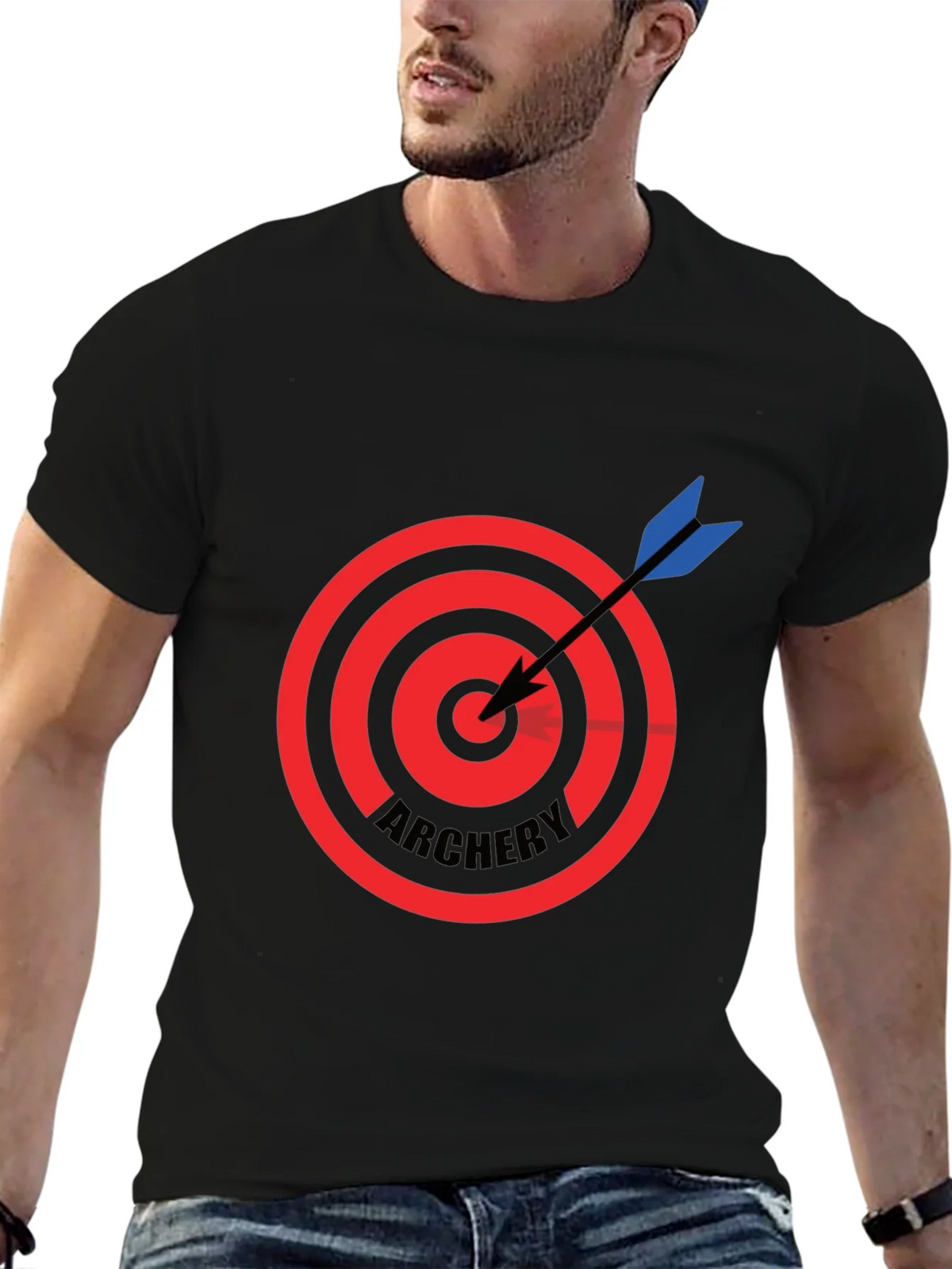 Archery Target T-Shirt - Black product image 5