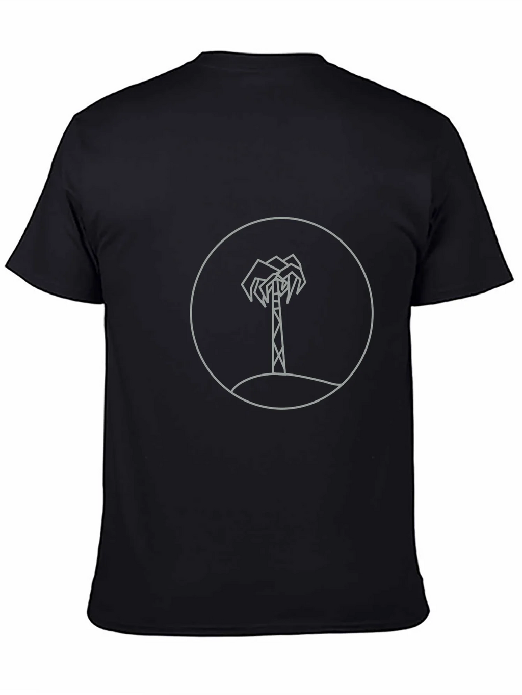 Geometric Palm Tree Graphic Tee product image 4