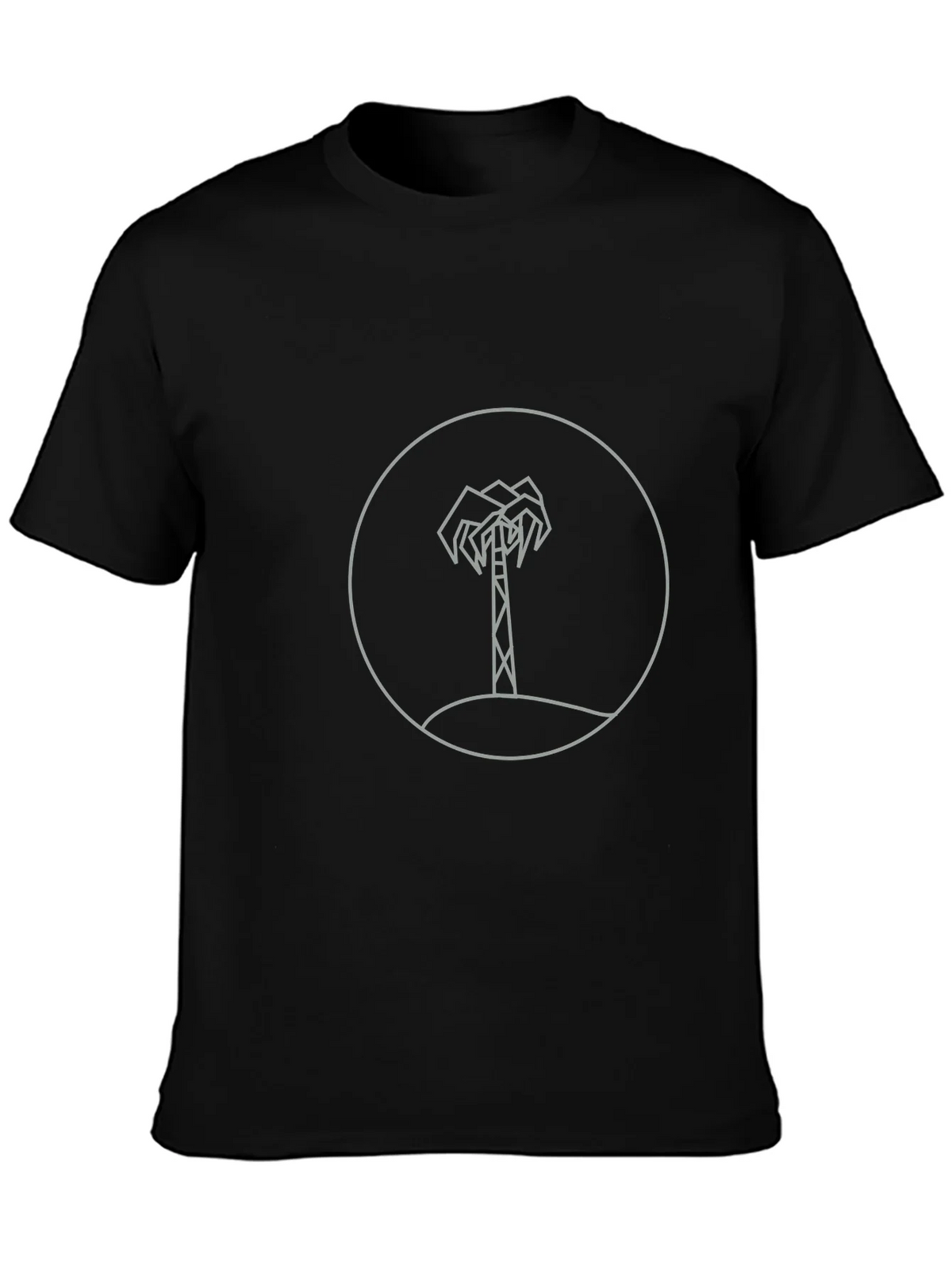 Geometric Palm Tree Graphic Tee product image 3