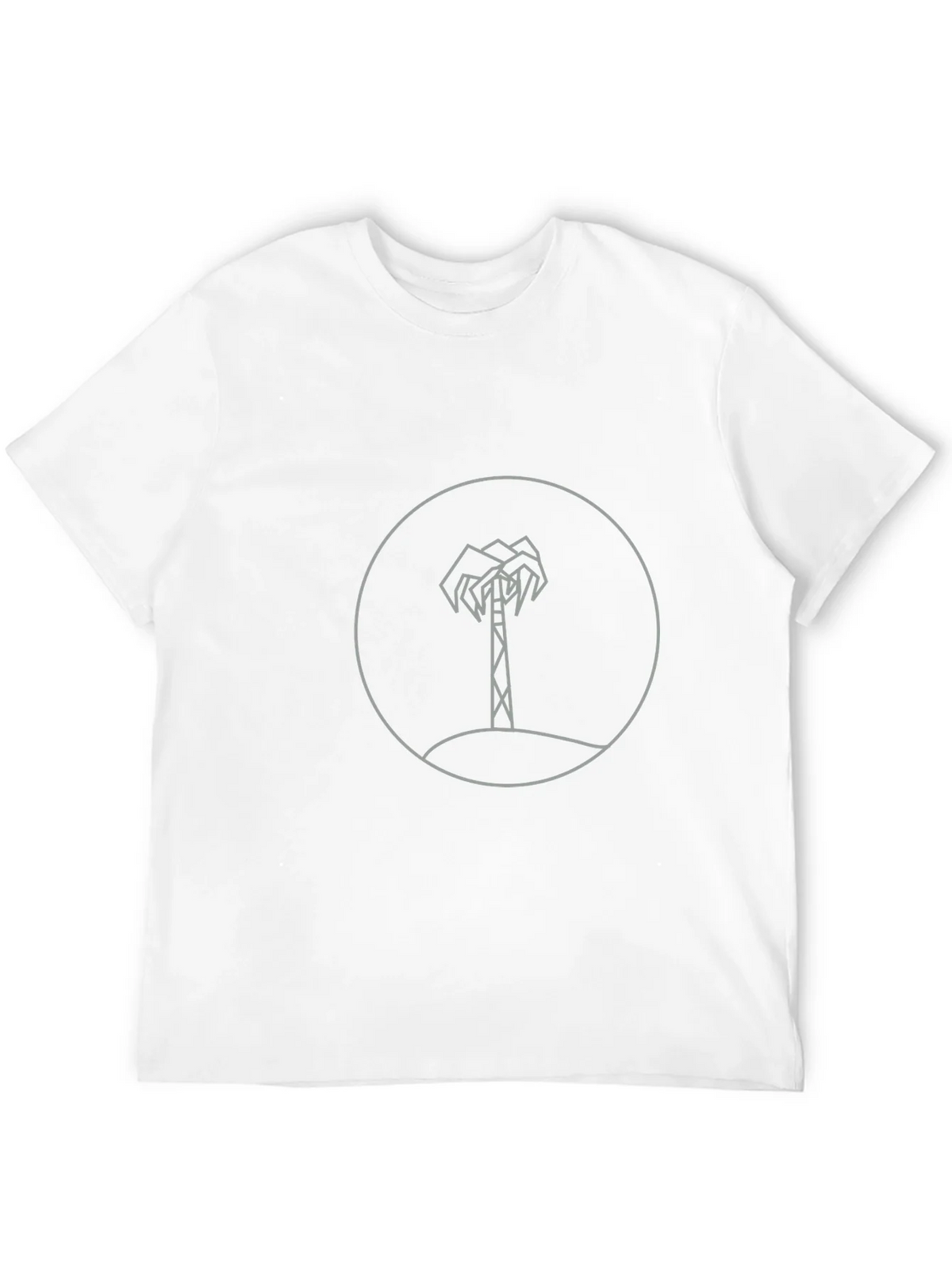 Geometric Palm Tree Graphic Tee product image 11