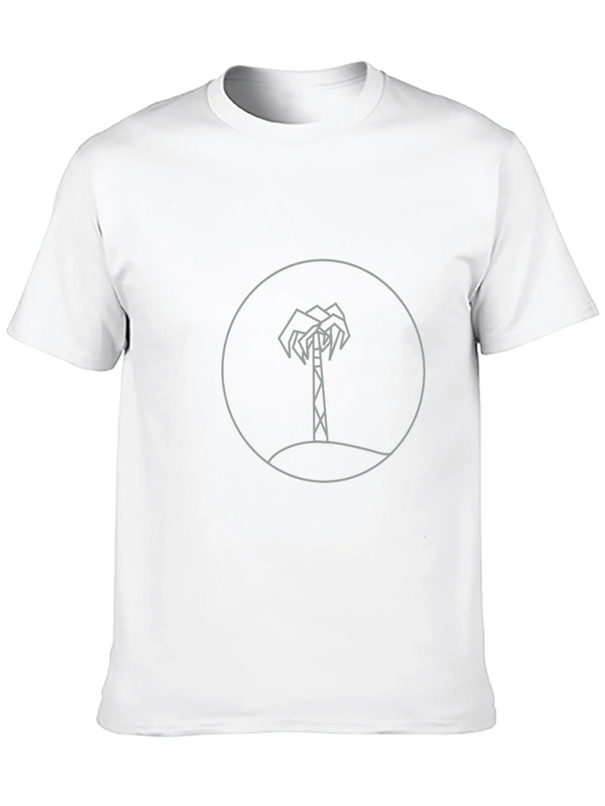Geometric Palm Tree Graphic Tee product image 9