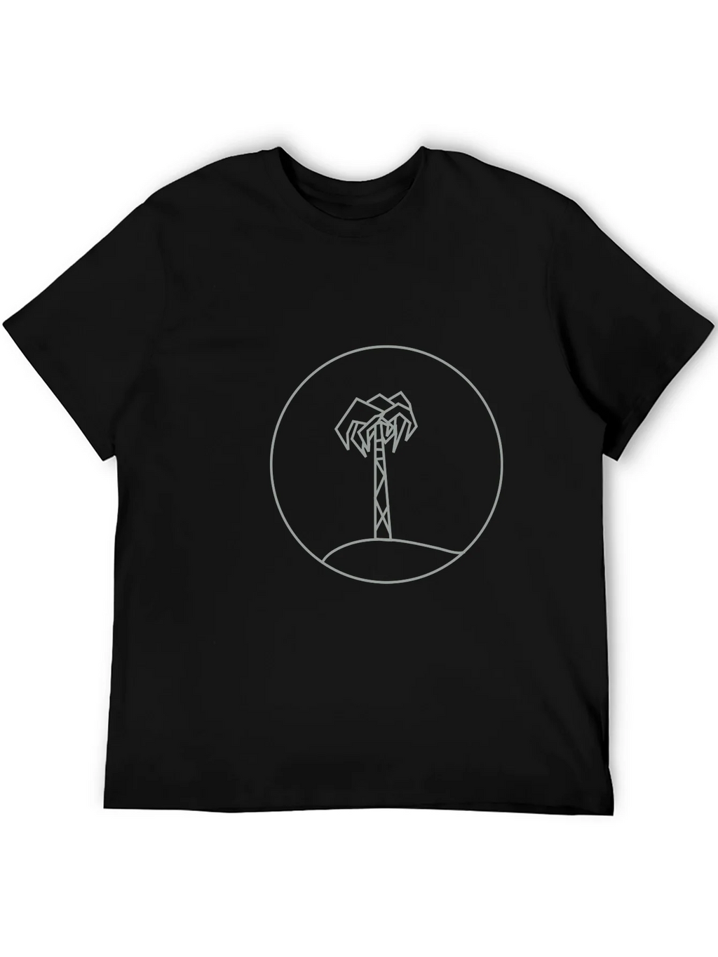 Geometric Palm Tree Graphic Tee product image 5