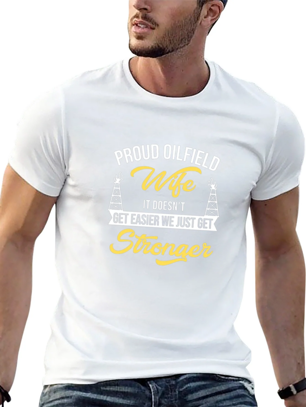 Proud Oilfield Wife T-Shirt product image 12