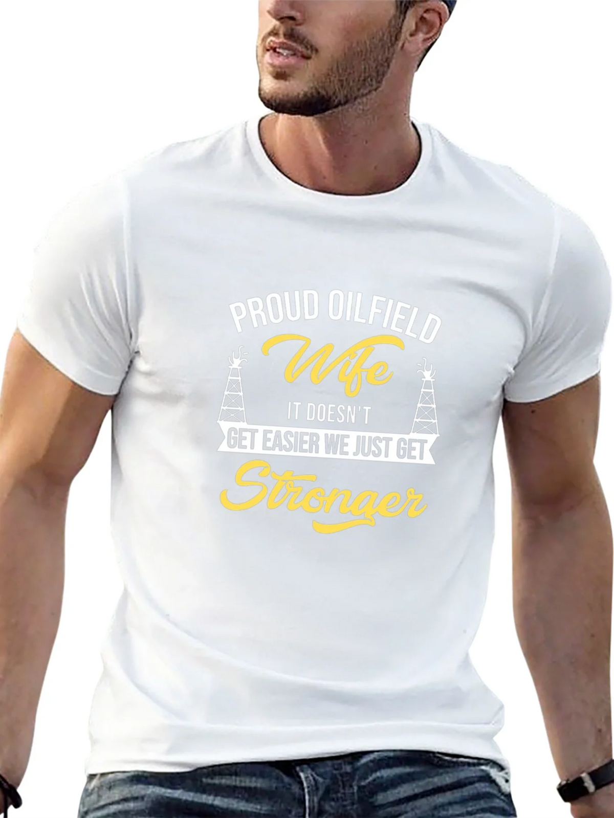 Proud Oilfield Wife T-Shirt product image 12