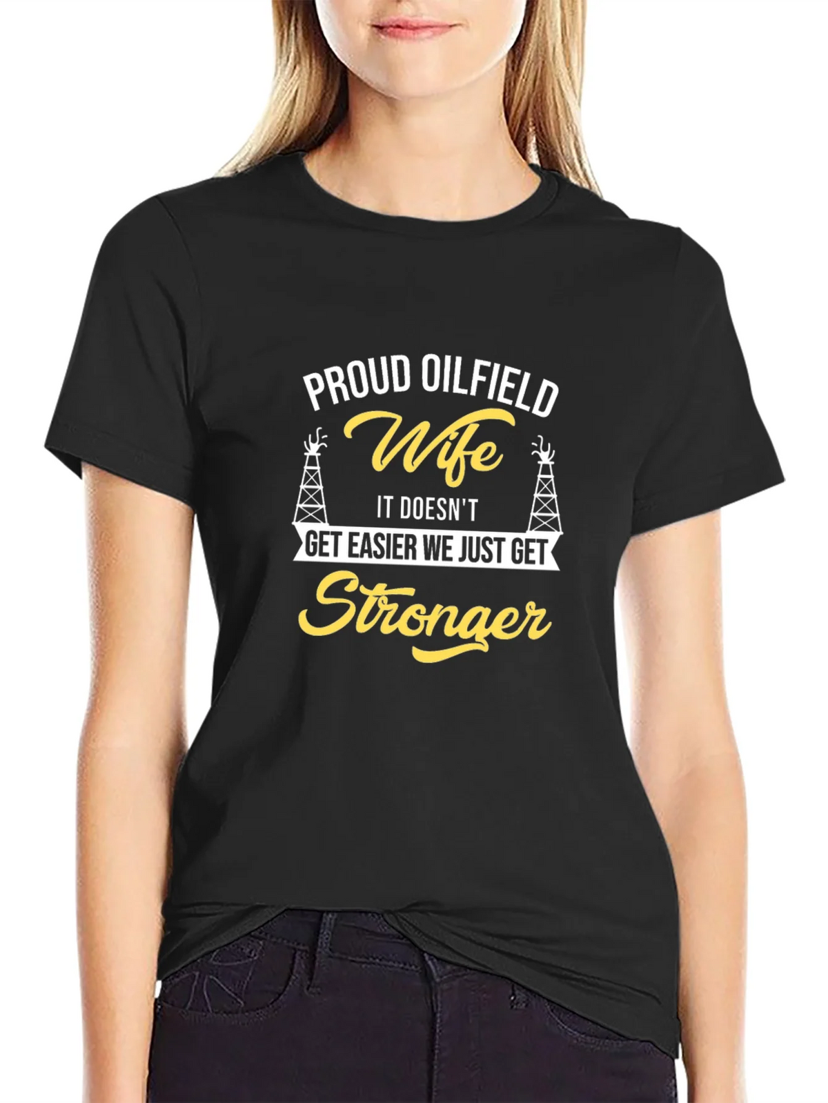 Proud Oilfield Wife T-Shirt product image 2