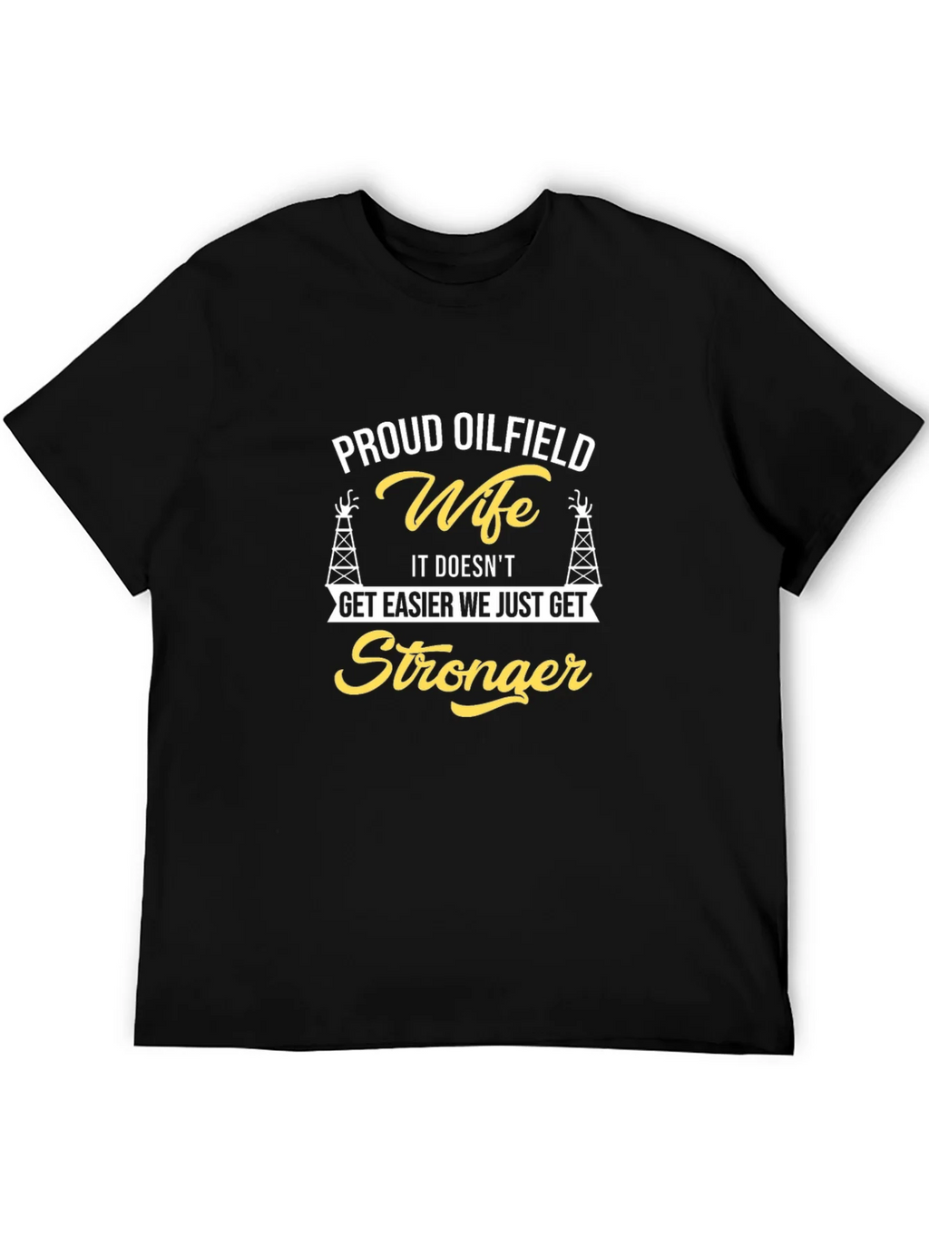Proud Oilfield Wife T-Shirt product image 5