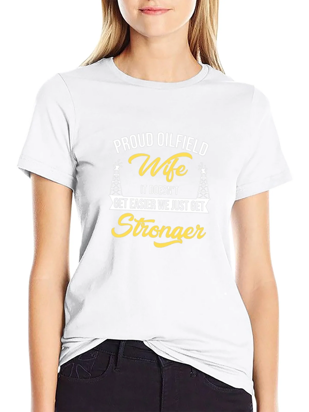 Proud Oilfield Wife T-Shirt product image 8