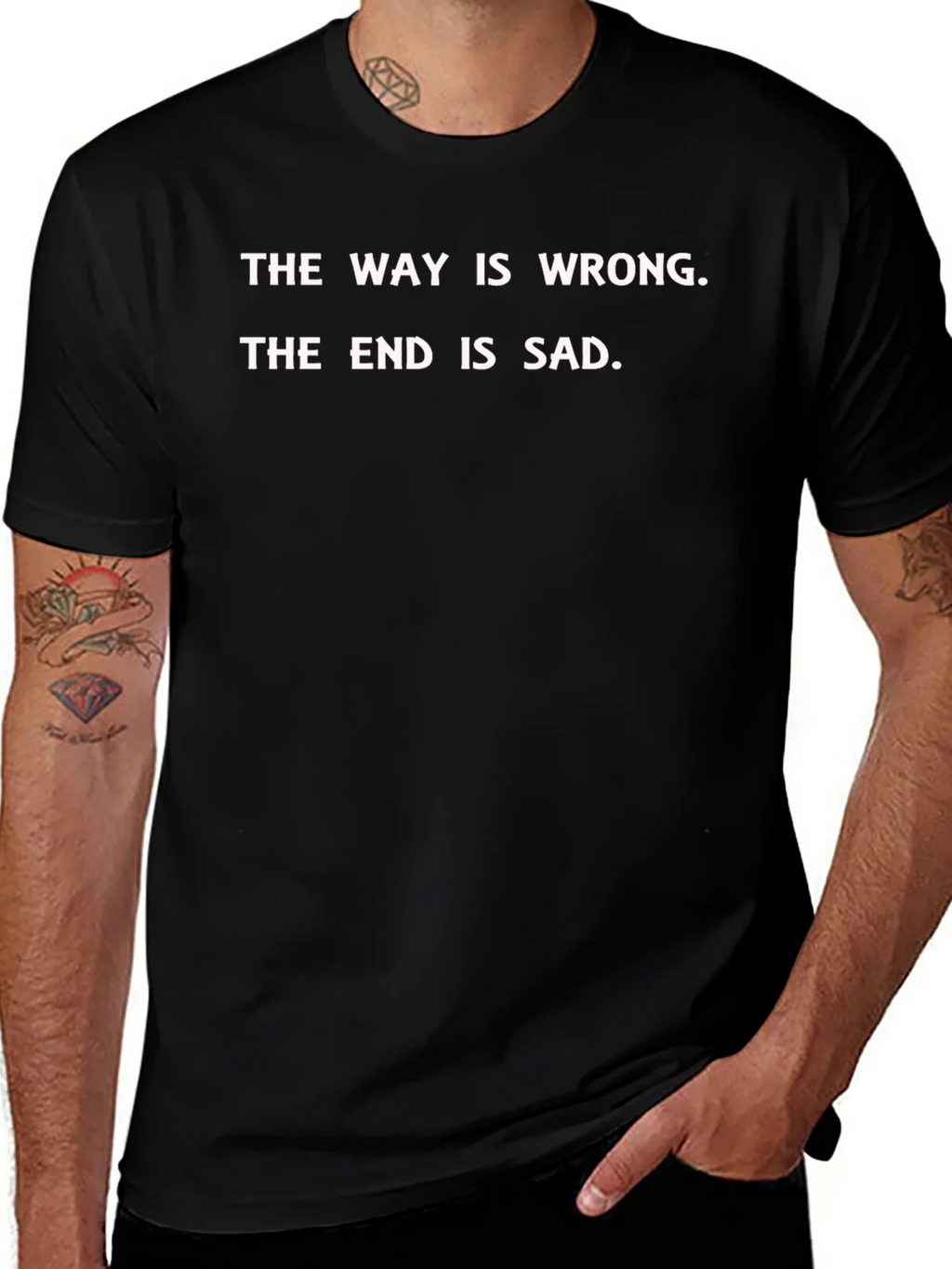 The Way is Wrong T-Shirt - Graphic Tee product image 1