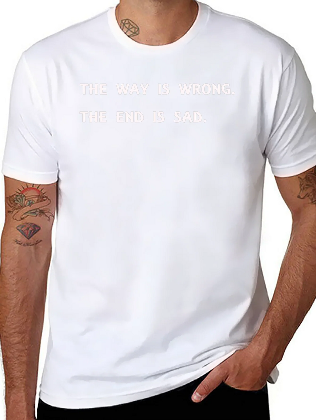 The Way is Wrong T-Shirt - Graphic Tee product image 7