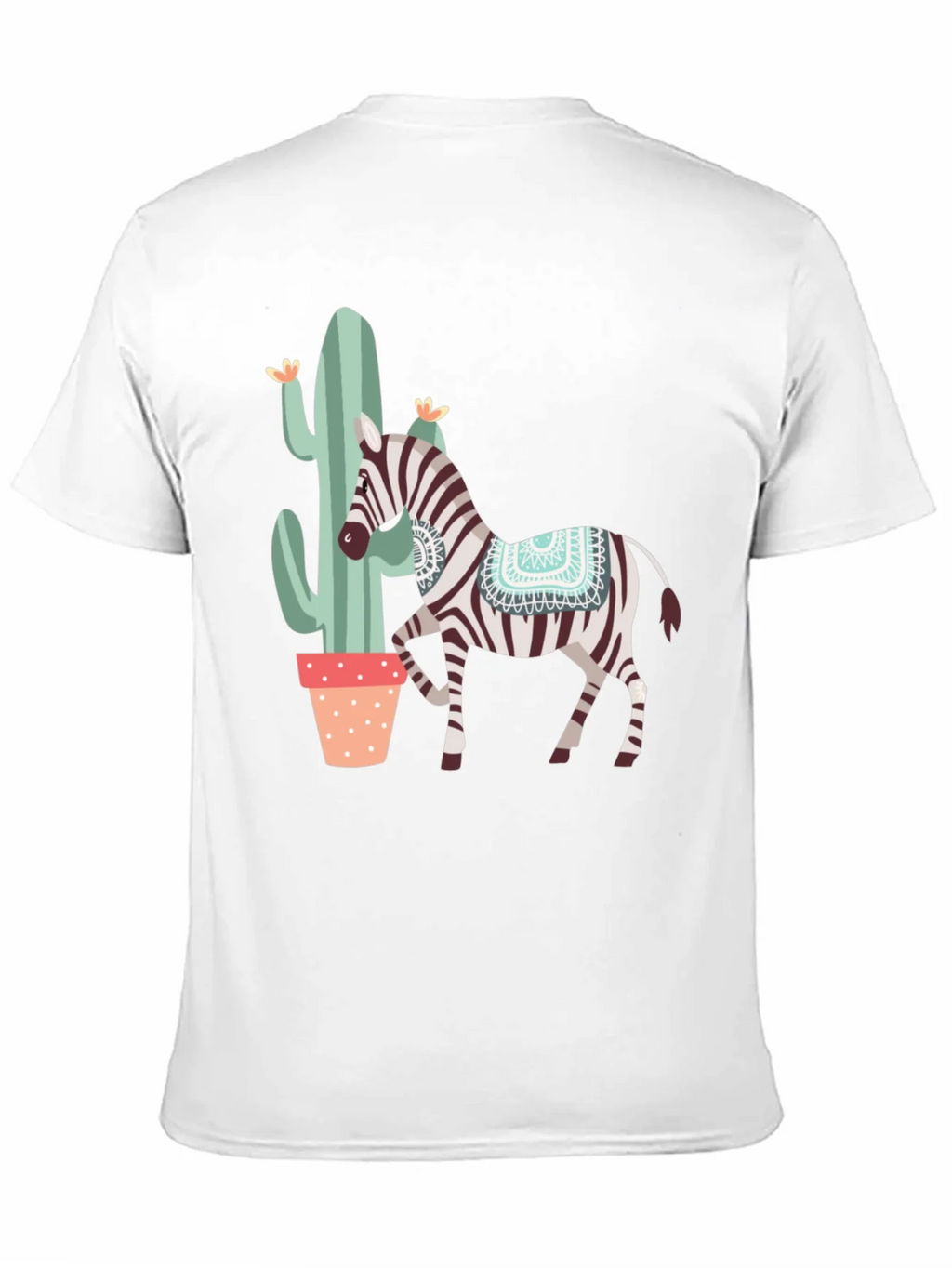 Zebra & Cactus Graphic T-Shirt product image 4