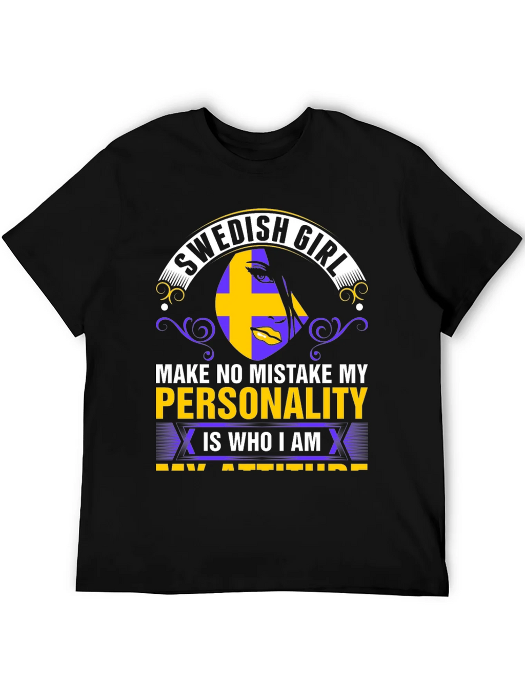 Swedish Girl Personality T-Shirt product image 2