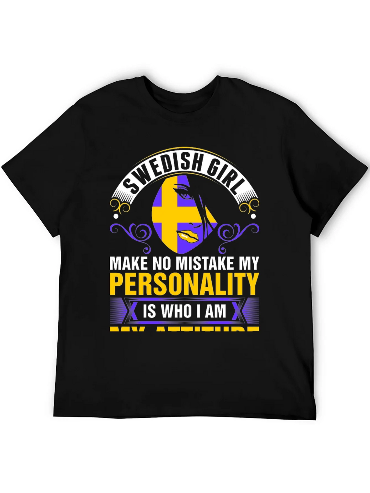Swedish Girl Personality T-Shirt product image 2