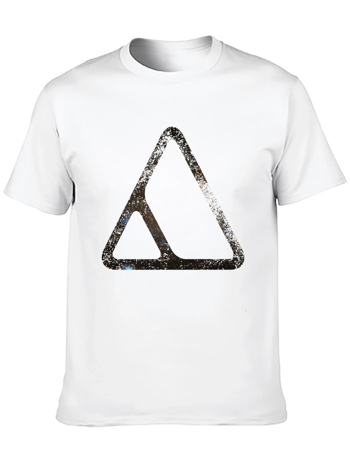 Abstract Triangle Graphic Black T-Shirt product image 9