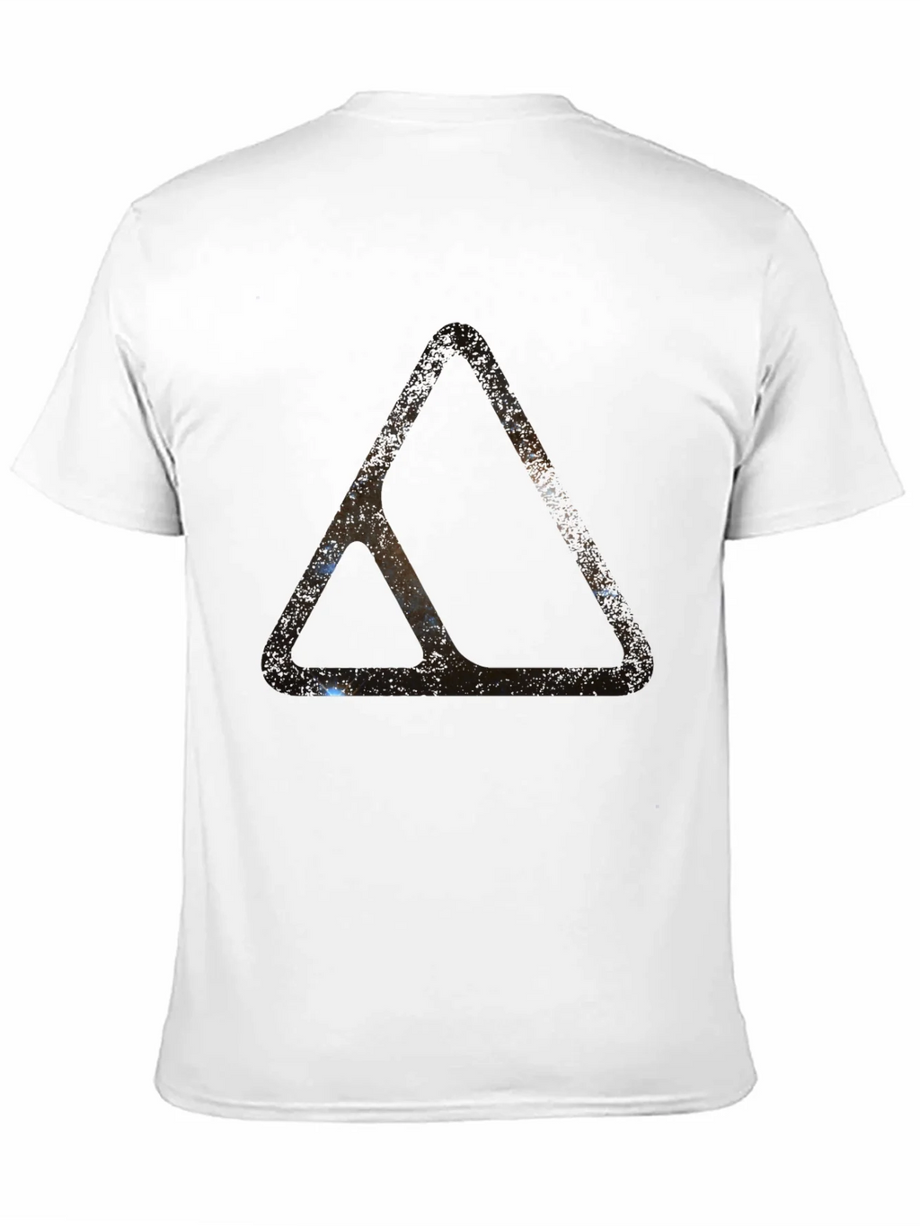 Abstract Triangle Graphic Black T-Shirt product image 10