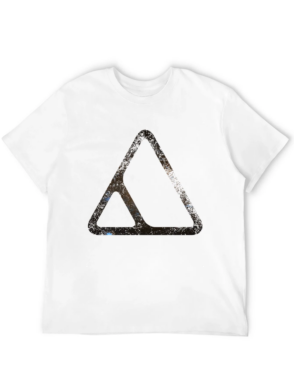 Abstract Triangle Graphic Black T-Shirt product image 11