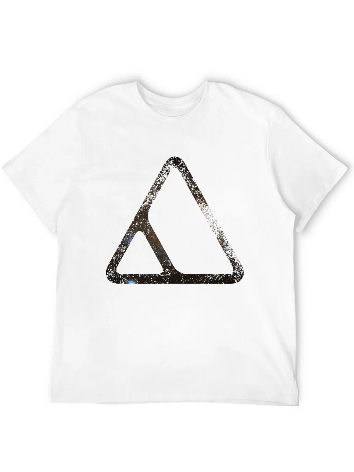 Abstract Triangle Graphic Black T-Shirt product image 11