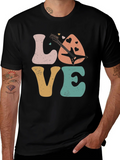 Love Guitar Graphic T-Shirt Retro Style product image 1