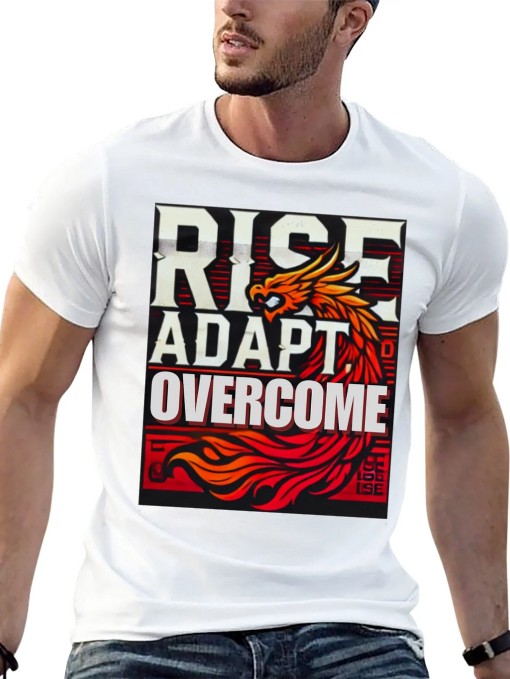 Rise Adapt Overcome Phoenix Graphic Tee product image 11